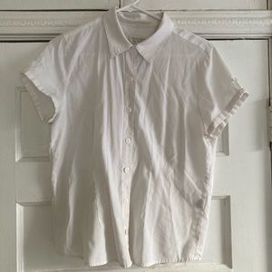 Christoper & Banks white collared button down